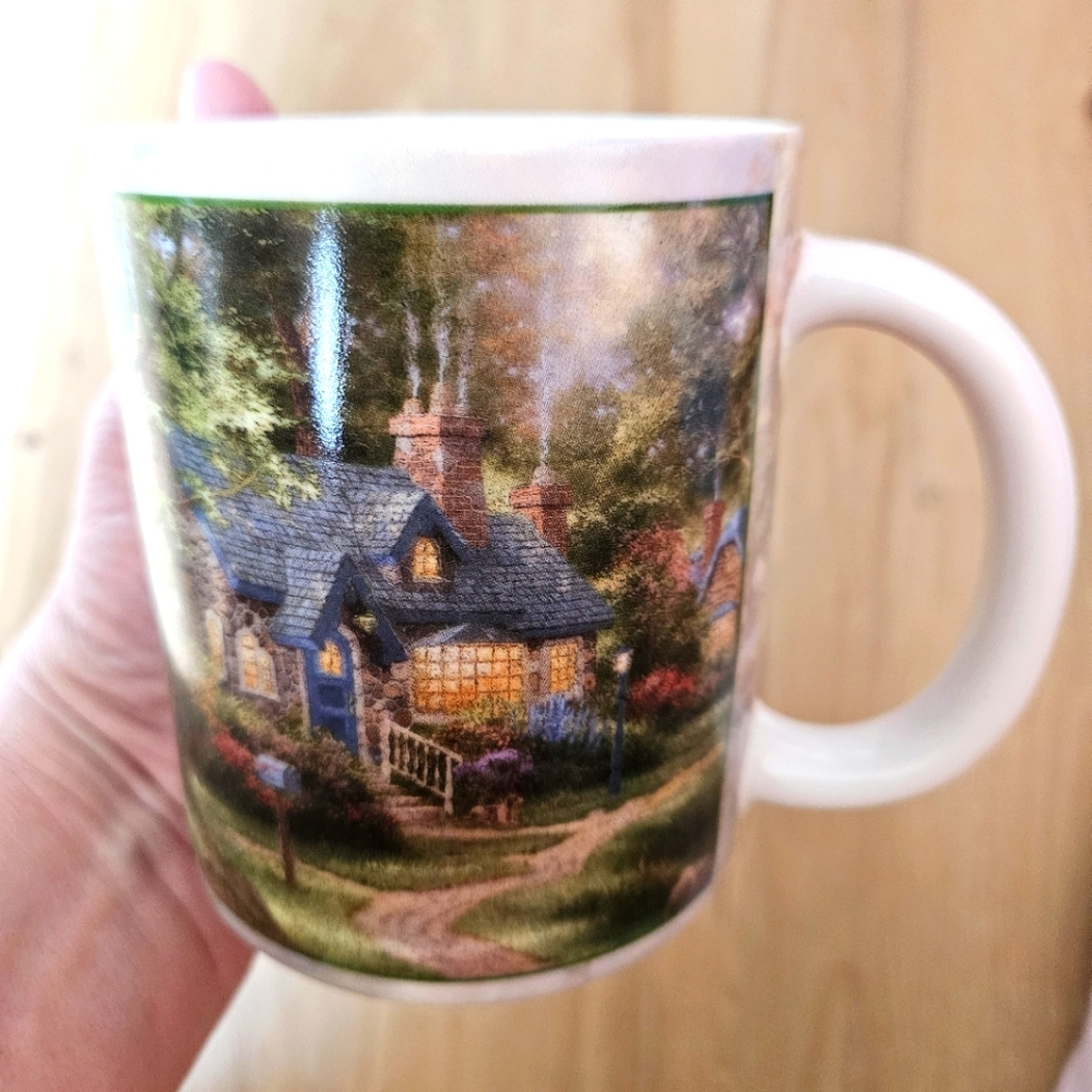 Thomas Kincade Scenic Cottage Mug